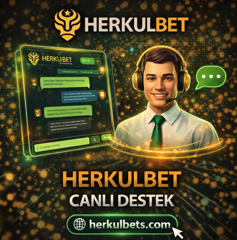 Herkulbet canlı destek günün her saatinde erişilebilir yapısıyla işlemler sırasında oluşan sorunlara kısa sürede çözüm üretir.